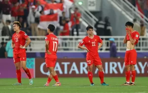 Potret Pemain Vietnam Menangis usai Disingkirkan Timnas Indonesia di Piala Asia 2023