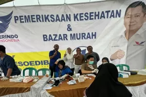 Gelar Bazar Sembako Murah di Tangerang, Caleg Perindo: Ringankan Kesulitan Masyarakat