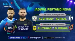 Jadwal Pertandingan Saudi Pro League di RCTI+