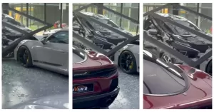 Mitsubishi Xpander Nyeruduk Porsche Rp8,9 Miliar, Warganet: Jual Ginjal Pun Nggak Nutup!