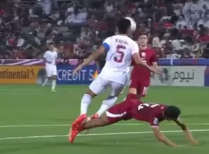 Qatar U-23 Dapat Hadiah Penalti, Timnas Indonesia U-23 Kebobolan di Babak Pertama