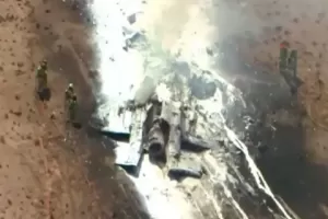 Jet Tempur Siluman F-35 AS Senilai Rp2,1 Triliun Jatuh dan Terbakar Habis di Albuquerque