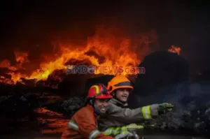 Korsleting Listrik, 6 Kios dan 2 Mobil Pikap di Cibubur Terbakar
