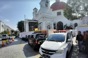Pekerja Renovasi Gereja Blenduk Semarang Tewas Tersengat Arus Listrik