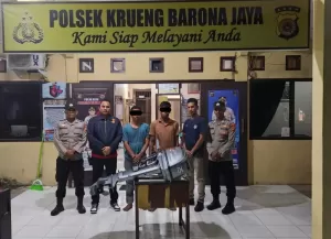 Gasak Mesin Speedboat, 2 Pria di Banda Aceh Diringkus Polisi