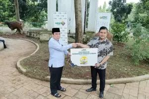 MNC Peduli dan MNC Land Salurkan 2 Ekor Sapi Kurban untuk Warga Bogor