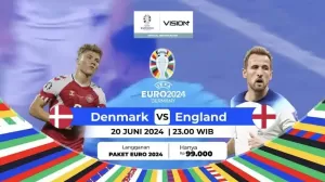 Fakta Menarik Jelang Inggris vs Denmark di Euro 2024