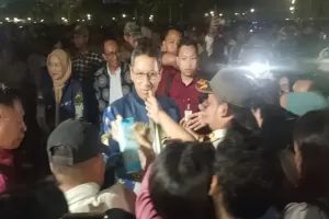 Puncak HUT Ke-497 Jakarta, Pj Gubernur DKI Heru Budi Bagi-bagi Hadiah di Monas