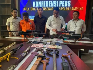 Bandar Sabu di Lampung Ditangkap di Kampung Bebas Narkoba, Sudah Beroperasi selama 3 Bulan