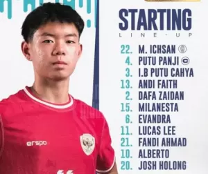 Lucas Raphael Lee Takjub Rasakan Atmosfer Suporter Timnas Indonesia U-16