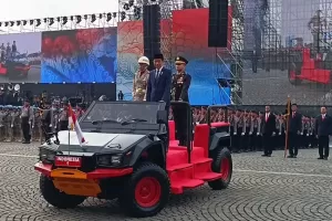 HUT ke-78 Bhayangkara, Jokowi Minta Polri Tidak Tebang Pilih dalam Penegakan Hukum