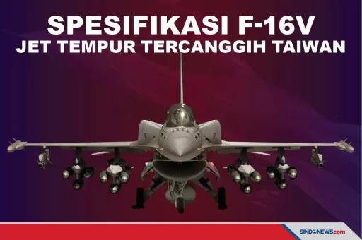 Spesifikasi F-16V, Jet Tempur Tercanggih Taiwan