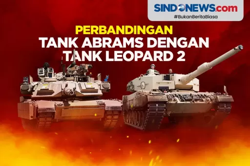 Perbandingan Spesifikasi Tank Abrams AS dengan Tank Leopard 2 Jerman