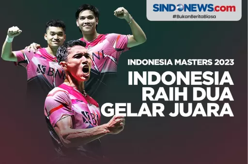 Jonatan Christie dan Leo/Daniel Juara Indonesia Masters 2023