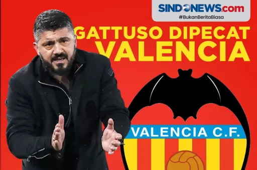 Valencia Semakin Terpuruk, Gennaro Gattuso Akhirnya Resmi Dipecat
