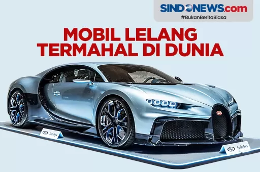 Terjual Rp160 Miliar, Bugatti Chiron jadi Mobil Lelang Termahal