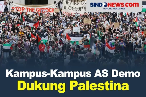 Deretan Kampus Amerika Serikat yang Demo Dukung Palestina