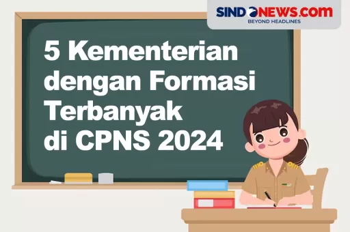 5 Kementerian dengan Formasi Terbanyak di CPNS 2024