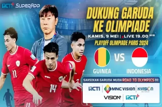 Jadwal Timnas Indonesia U-23 vs Guinea U-23 di Playoff Olimpiade Paris 2024