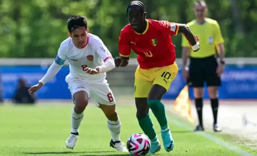 Witan Sulaeman Dapat 5 Jahitan di Kepala Buntut Adu Banteng dengan Pemain Guinea U-23