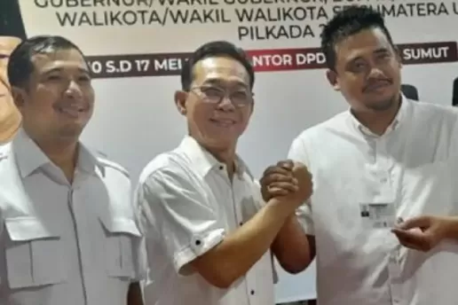 Maju di Pilgub Sumut, Bobby Nasution Daftar Jadi Kader Partai Gerindra