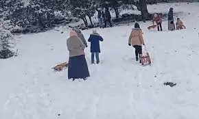 Gurun Tandus Aljazair Tiba-tiba Berubah Menjadi Salju