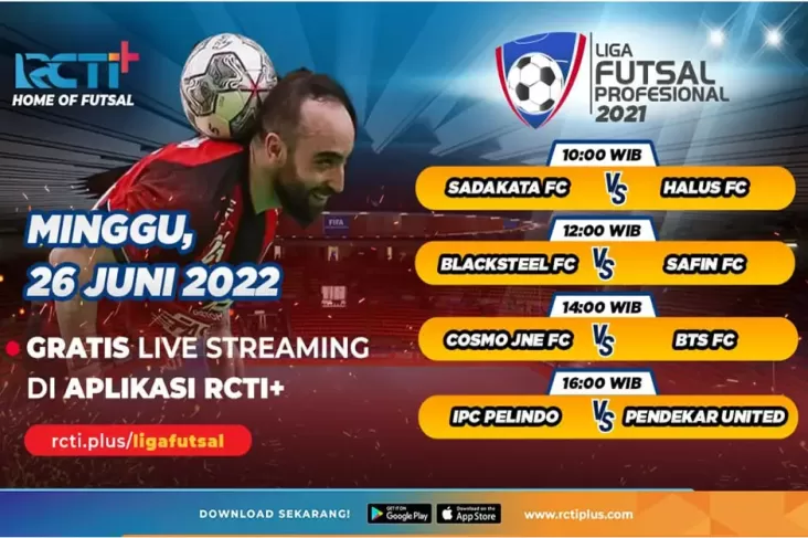Jadwal Liga Futsal Profesional 2021, Minggu (26/6/2022): Juara Bertahan Siap Lanjutkan Tren Positif