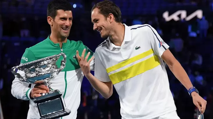 Daniil Medvedev Sayangkan Novak Djokovic Absen di AS Terbuka 2022