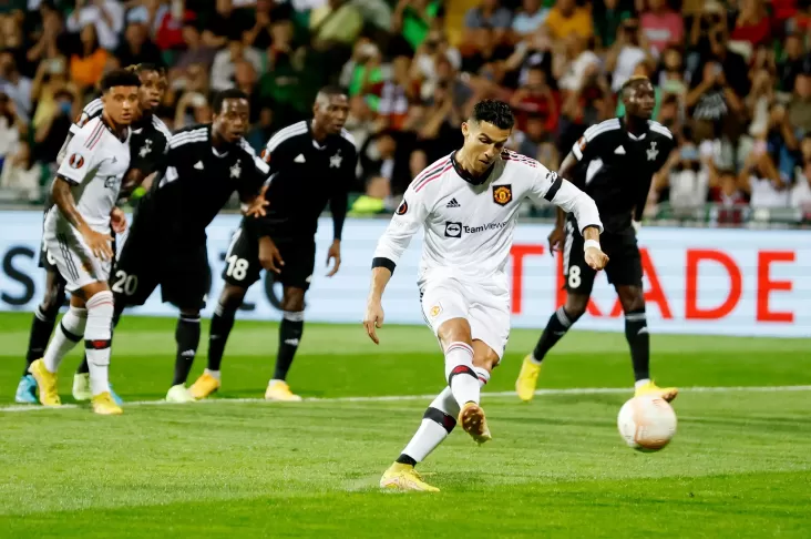Cristiano Ronaldo Girang Cetak Gol Pertama pada Musim Ini