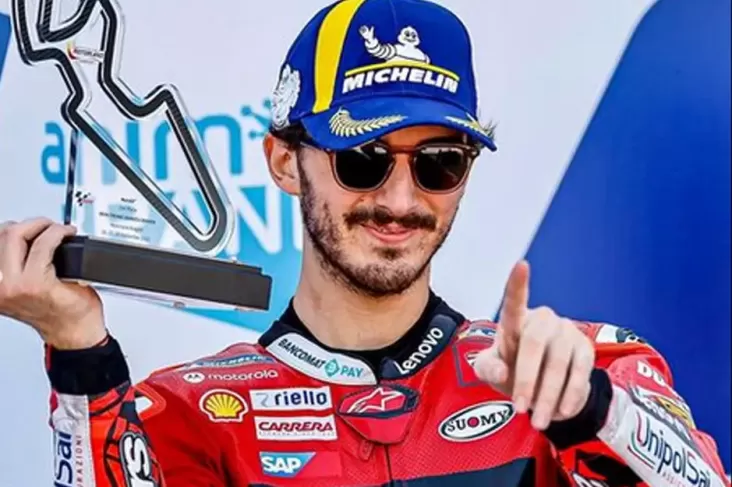 MotoGP Aragon 2022: Bagnaia Bahagia Bisa Ambil Banyak Poin dari Kesalahan Fabio Quartararo