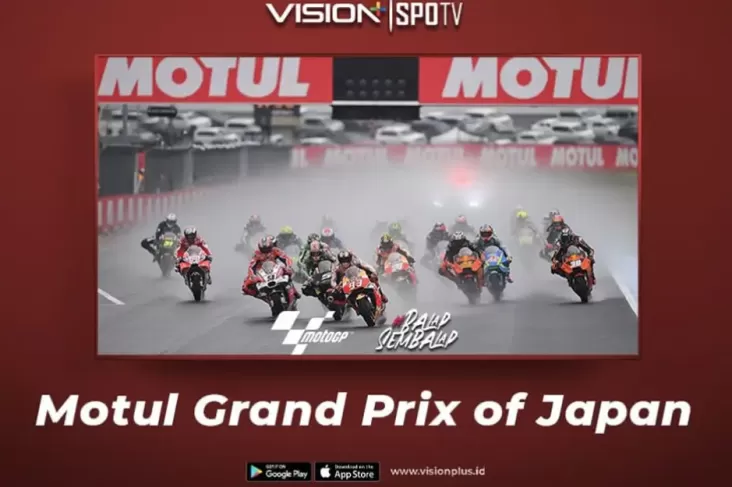 Jadwal MotoGP Jepang Live di Vision+