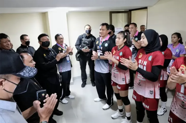 Tim Voli Putri BIN Juara Livoli Divisi I usai Kalahkan Bharata Muda Jakarta