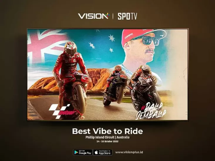 Jadwal Lengkap dan Link Live Streaming MotoGP Australia 2022 di Vision+