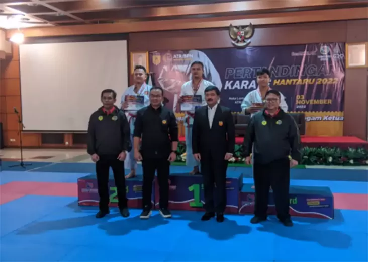 Sebanyak 87 Atlet Ramaikan Pertandingan Karate Hantaru 2022