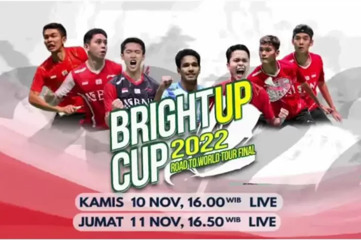LIVE iNews! Saksikan Jagoan Bulu Tangkis Dunia di Bright Up Cup 2022 Road To World Tour Finals