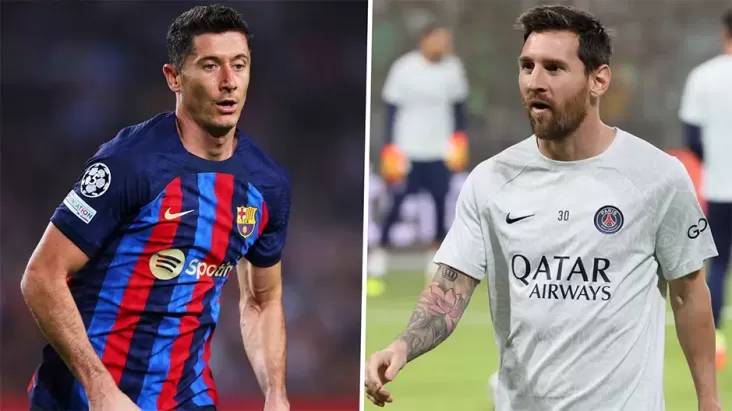 Robert Lewandowski Ajak Lionel Messi Duet di Barcelona