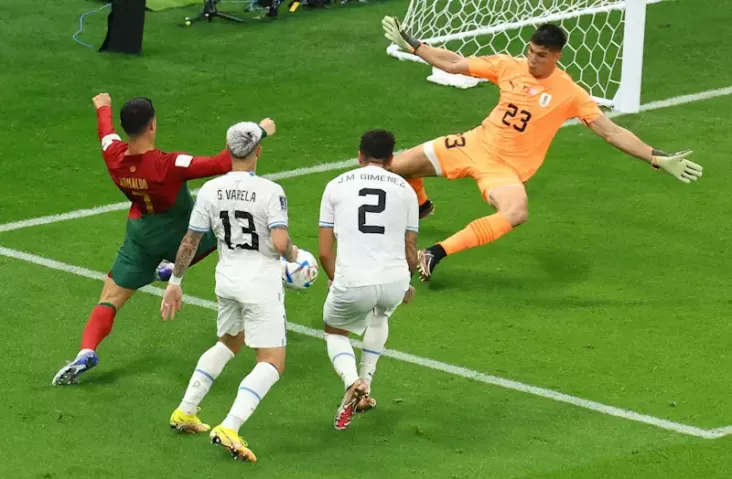 Hasil Portugal vs Uruguay: Ronaldo dkk Melempem di Babak Pertama