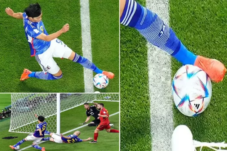 Gol Kontroversi Jepang: Bola In Atau Out sebelum Ao Tanaka Jebol Gawang Spanyol