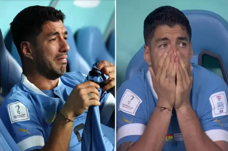 Luis Suarez Menangis di Bangku Cadangan saat Tahu Korsel Sikat Portugal