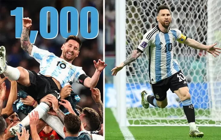 Lionel Messi dalam Angka di Laga ke-1.000