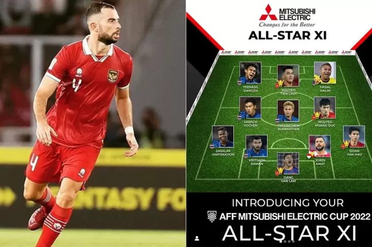 All-Star XI Piala AFF 2022: Jordi Amat Menangkan Hati Penggemar