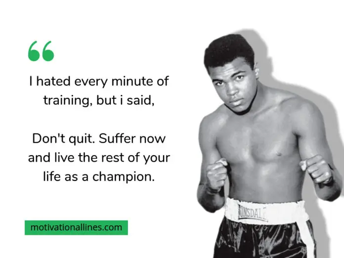 10 Quotes Terbaik Muhammad Ali, Nomor 7 Menjadi Terhebat dari yang Terhebat