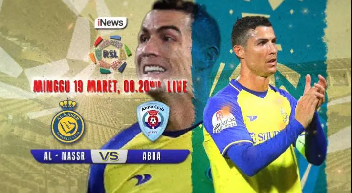 Live di iNews! Jadwal Al-Nassr vs Abha: Tekad Cristiano Ronaldo