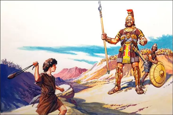 Kisah Nabi Daud Melawan Raja Laut yang Sombong Menggunakan Ketapel
