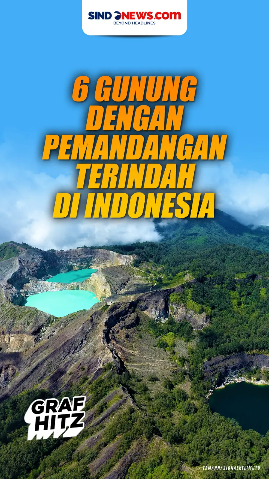 gambar pemandangan gunung yang indah